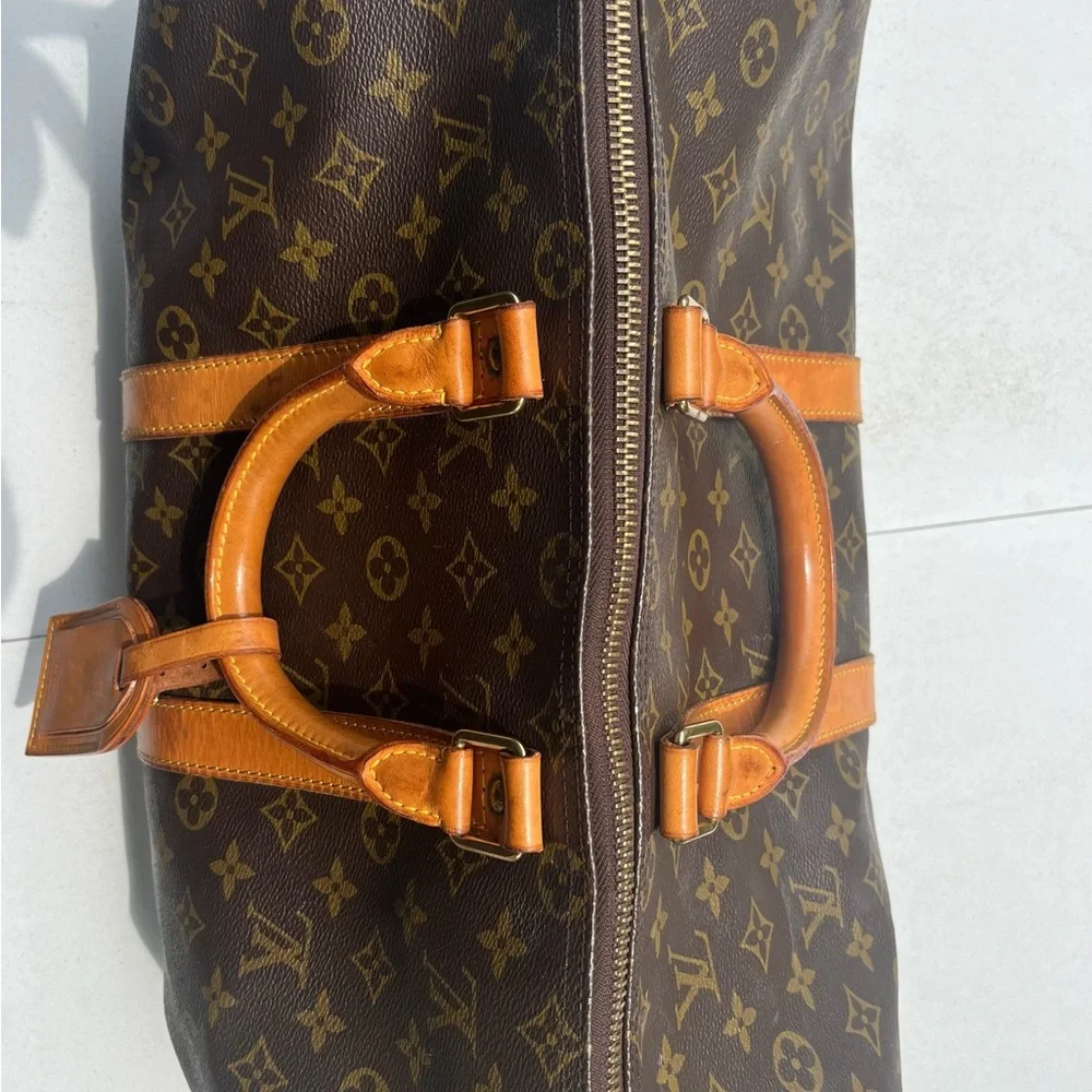 Louis Vuitton KeepAll – 45 Vintage Duffel Bag Weekend Overnight Carry on - Picture 9 of 16